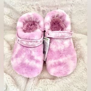 CROCS Classic Fur BALLERINA  PINK ✨💕